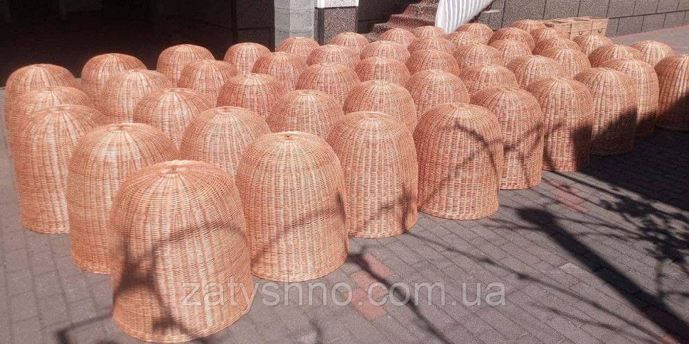 Люстри плетені в кафе різних розмірів Київ - фото 2