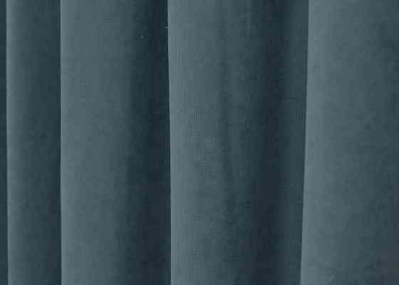 Комплект коротких штор VR-Textil Микровелюр SPARTA № 841ш Серо-голубой 130х170 см 2 шт (35-0199) Киев