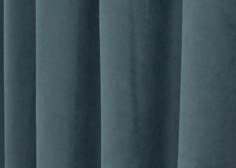 Комплект коротких штор VR-Textil Микровелюр SPARTA № 841ш Серо-голубой 130х170 см 2 шт (35-0199) Киев - изображение 5