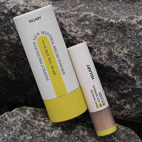 Сонцезахисна мінеральна пудра бежева з SPF 30 + Сонцезахисний крем для обличчя SPF 30+ Київ