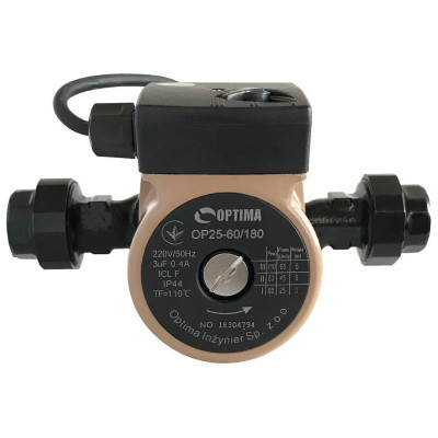 Циркуляційний насос Optima OP25-60-180, G 1 1/4", 10 бар, 180мм, 110Вт, 230В (8158) Вінниця - фото 5