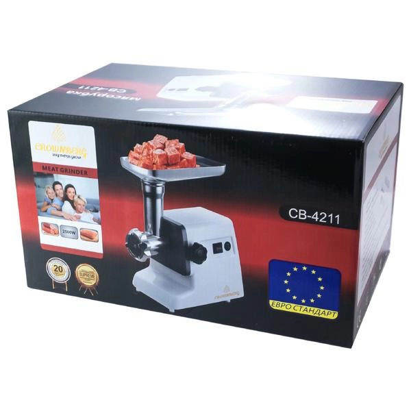 Топ мясорубок Crownberg CB-4211 2500Вт, Портативная мясорубка для кухни, Электромясорубка помощница OT-92 Львов - изображение 6