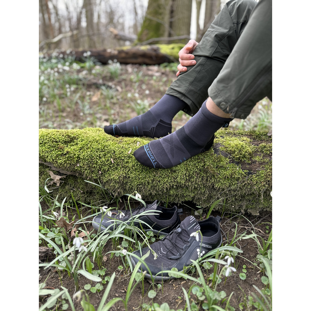 Шкарпетки водонепроникні Dexshell Running Lite 2.0 Socks, сірі, розмір S Рівне - фото 5