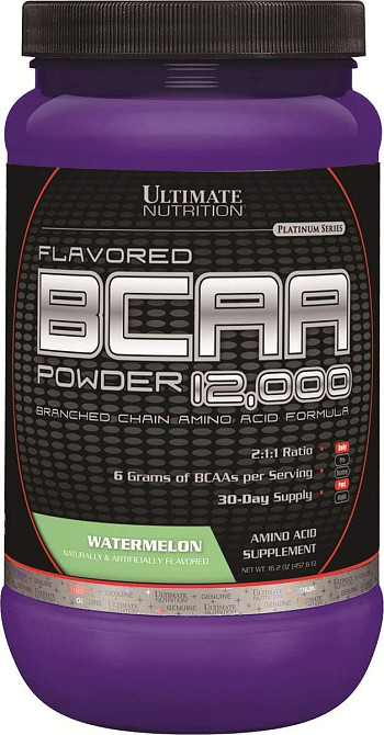 Амінокислоти Ultimate nutrition BCAA 12,000 457 г, Watermelon Луцьк - фото 2