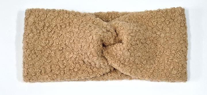 Повязка тепланя букле светло-кориченвая Киев - изображение 1