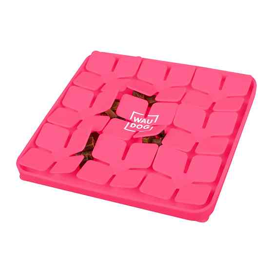 Килимок для пошуку корму WAUDOG Silicone, 205х205х17 мм, рожевий Київ