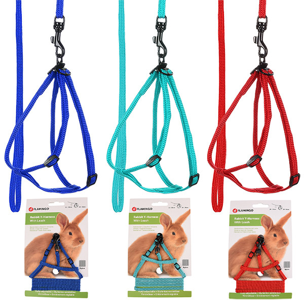 Flamingo Rabbit Y-Harness with Leash ФЛАМИНГО Y-шлея и поводок для кролика Киев - изображение 1