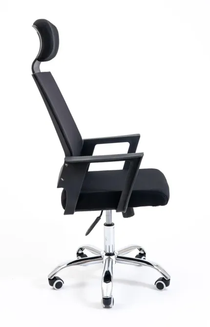 Офісне Крісло Керівника Richman Stick Сітка Чорний Київ - фото 3