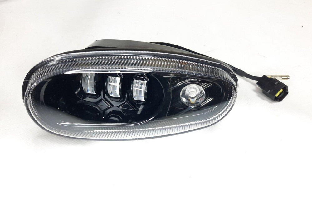 Фари LED ближнє світло 45W+45W W/Y Daewoo Lanos, денний ходовий вогонь Вінниця - фото 2