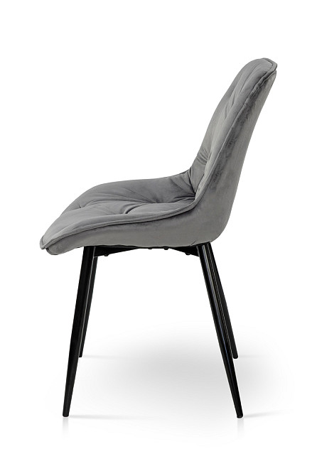 Стілець Прадо-R чорний/ велюр сірий Київ - фото 3