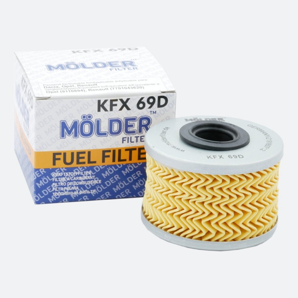 Фільтр паливний Molder Filter KFX 69D (WF8014, KX79D, P7161X) Киев - изображение 1