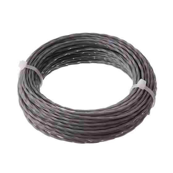 Лiска для тримера "квадрат" кручена армована, 2.0 мм x 15 м INTERTOOL DT-2327 Київ