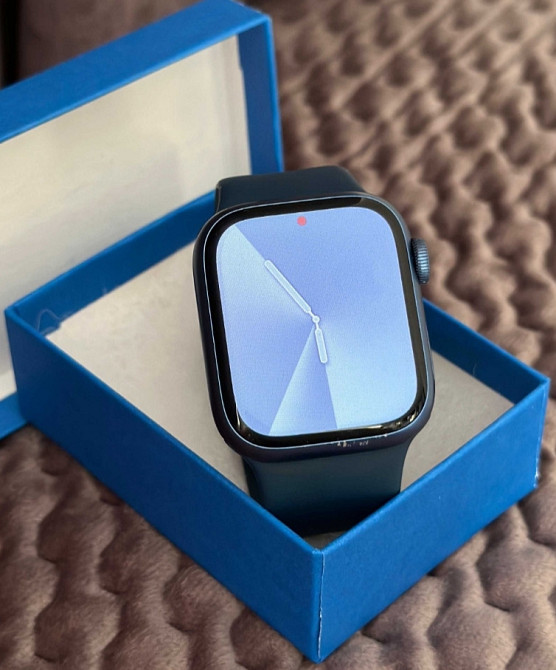 Смарт -Часы Apple Watch Series 7 41mm. 97%акб. Blue Aluminium Case Abyss Blue. Киев - изображение 7
