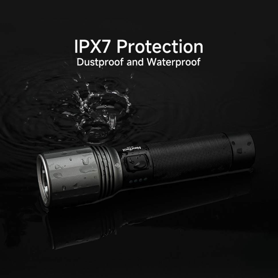 Фонарь ручной NexTool Flashlight T10, 2000 лм, алюминиевый корпус Киев - изображение 10
