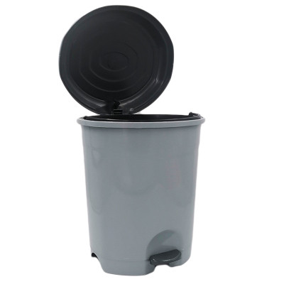 Контейнер для мусора Planet Household №5 с педалью Антрацитово-серое 50 л (20095) Винница - изображение 2