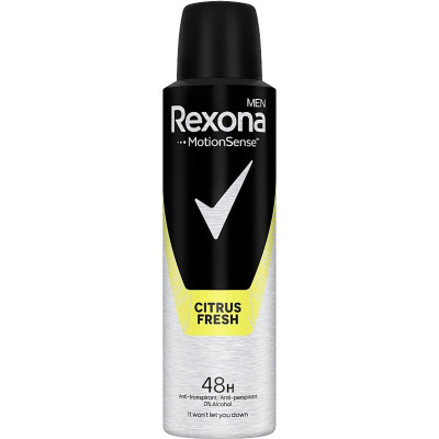 Антиперспирант Rexona Men Цитрус 150 мл (8710847904172/8720182990556/8710847864766) Винница - изображение 1