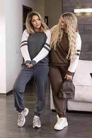 Прогулянковий костюм у спортивному стилі "Marvin" | Норма і батал Графіт, 46-48 Київ