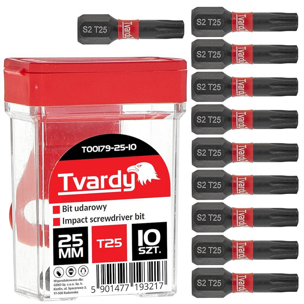 Біта удана "Tvardy" Torx T25 x 25мм Киев - изображение 1