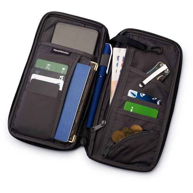 Органайзер Naturehike Travel document package NH17C001-B, блакитний Киев - изображение 7