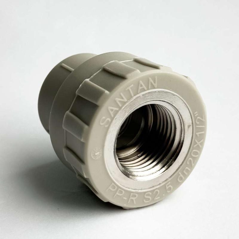 PP-R Муфта поліпропіленова 20х1/2'' внутр Харків - фото 1