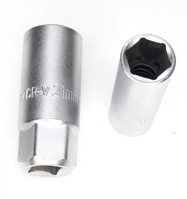 Головка свічкова з гумовим кільцем 21мм 1/2" Ultra 6085212 Винница - изображение 1