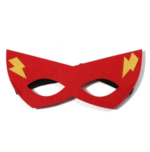 Маска дитяча маскарадна Блискавка one size червоний Київ - фото 1