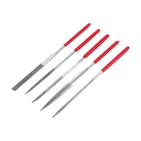 Набір діамантових надфілів, 5 шт. INTERTOOL HT-3709 Київ