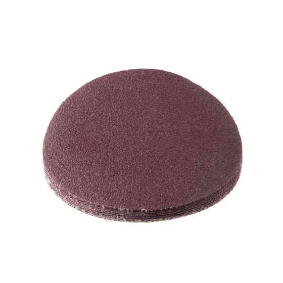 Круг наждаковий на липучці 125 мм, папір клас E, щільність 220 г/м², К80, 10 од. INTERTOOL BT-0558 Київ