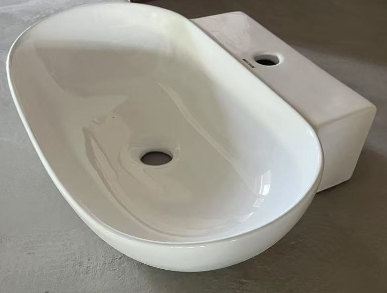 Раковина підвісна MIXXUS PREMIUM DIVERSE-0201 560х390х125mm з отвором під змішувач   ( MP6510 ) 25434 Харьков - изображение 7