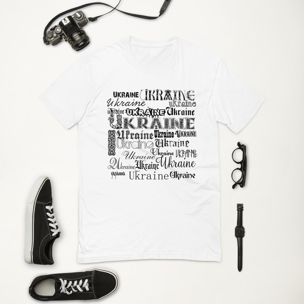 Футболка з написом UKRAINE Запорожье - изображение 1
