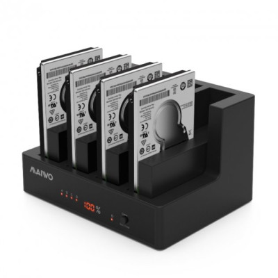 Док-станція для накопичувачів Maiwo 4*HDD 2,5&quot;/3,5&quot; SATA/SSD USB3.0 (K3094A) Вінниця - фото 3