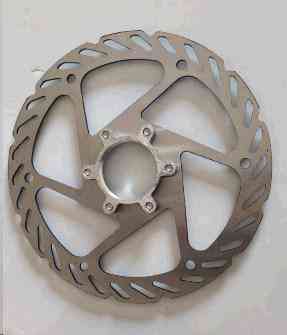 Диск гальмівний велосипедний (mod:6, Ø16 см, на 6 болтів + перехідник під різьблення) Мукачево