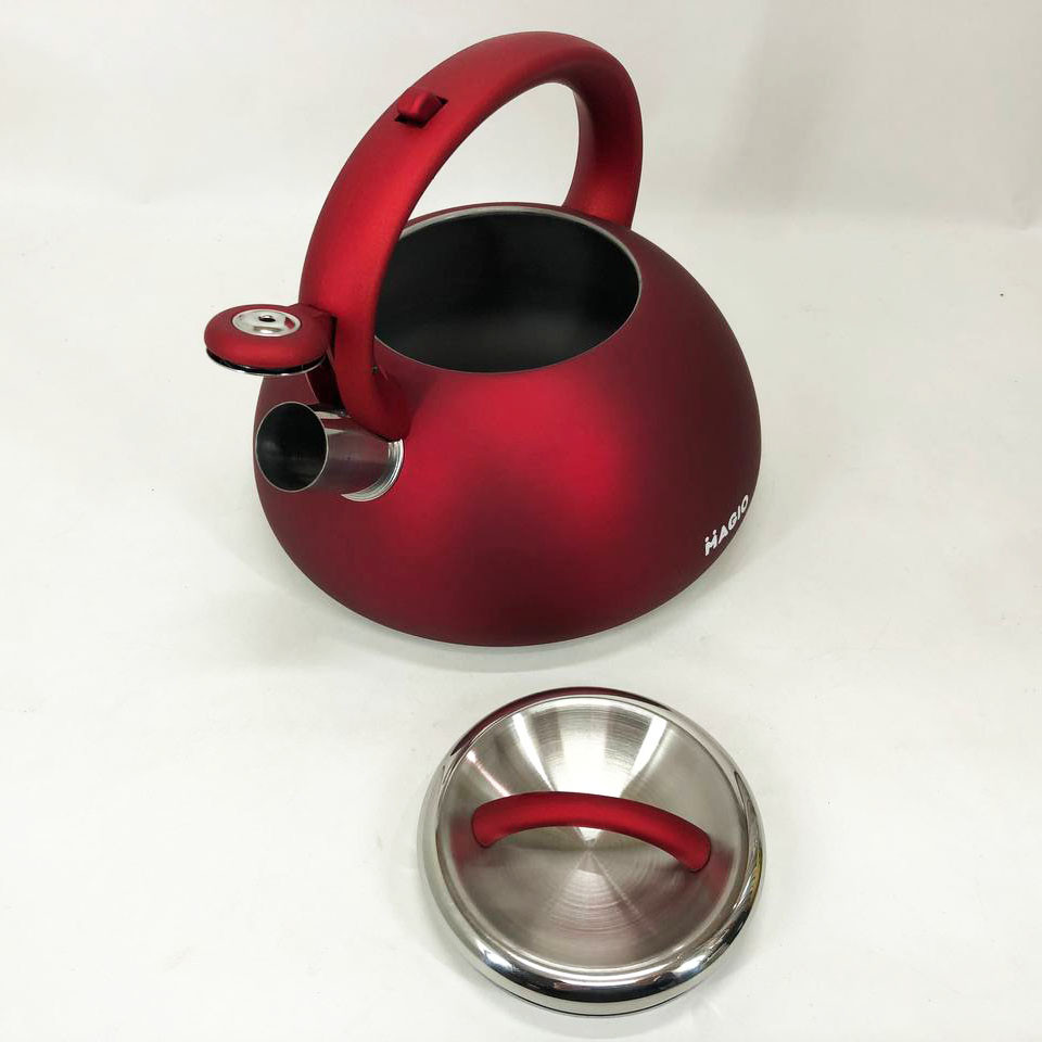 Хороший чайник для газової плити, Хороший чайник зі свистком зі свистком нержавіюча сталь MY-14 Львів - фото 6