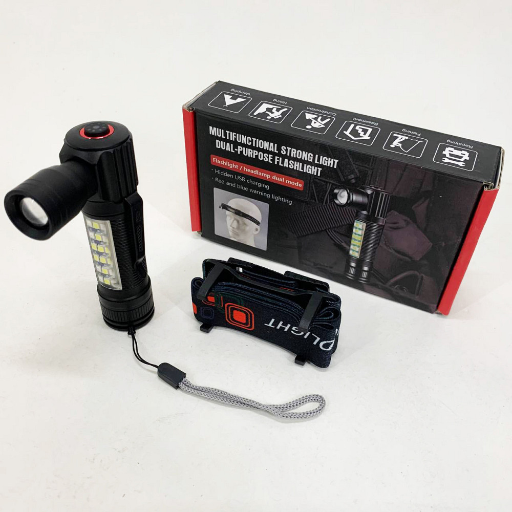 Налобний ліхтар на голову, Ліхтарик налобник, Легкий налобний ліхтар для риболовлі TV-84 Львів - фото 10