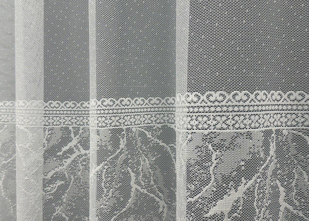 Тюль VR-Textil 1669т Жакард Білий 250х270 см (42-1107) Київ - фото 5