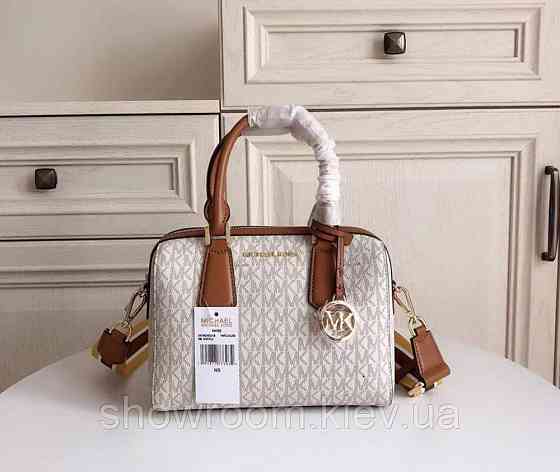 Брендовая женская сумочка саквояж MK Hayes Duffle grey Киев