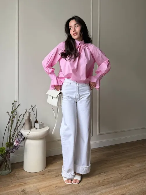 Женская блуза коттоновая - стильная новинка для элегантных образов. Одесса - изображение 7