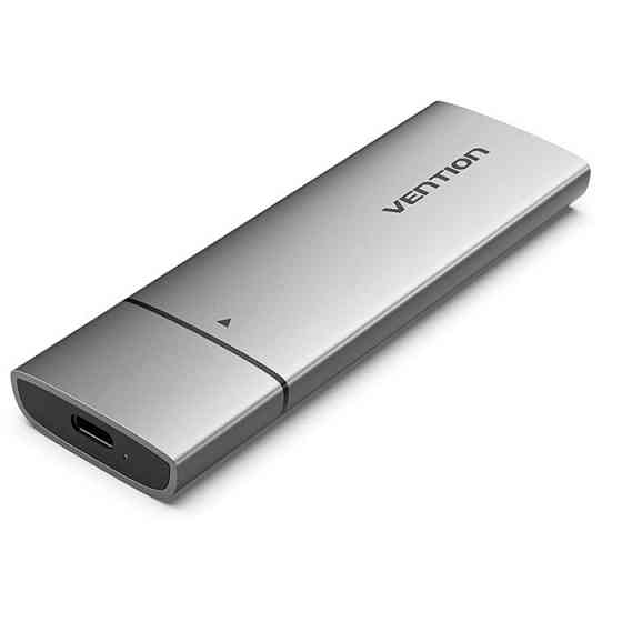 Зовнішня кишеня для SSD M.2 (NVME) M-key USB Type-C 3.2 сіра Vention Винница