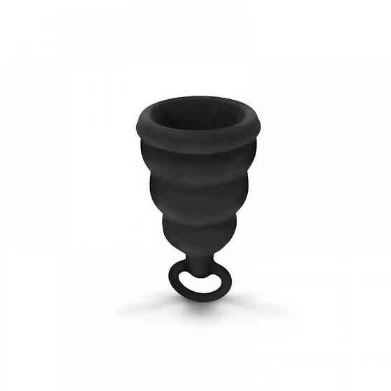 Менструальна чаша Gcup Gvibe, S, чорна, 6 х 3.5 см Sex Aura Київ