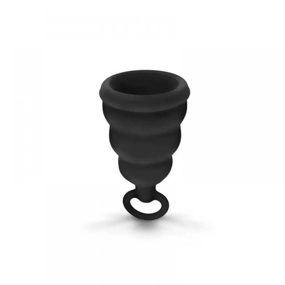 Менструальна чаша Gcup Gvibe, S, чорна, 6 х 3.5 см Sex Aura Київ - фото 3