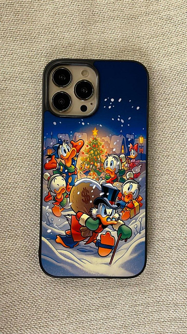 Премиум новогодний чехол со СКРУДЖЕМ на все модели телефонов Iphone, Xiaomi, MEIZU, HUAWEI и Samsung Черновцы - изображение 2