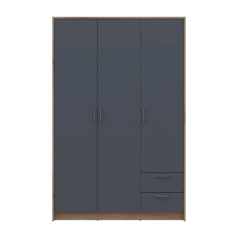 Шкаф для одежды Doros Ронди Дуб Артизан/Графит 3ДСП 121х52х195 DRS-011658 (80737814) Львов - изображение 1