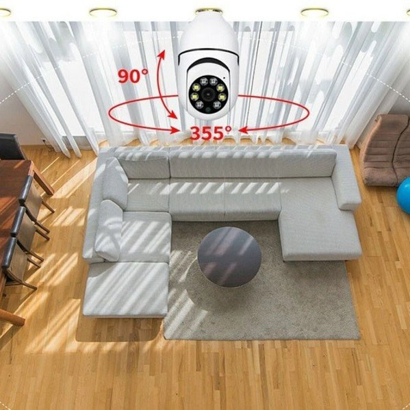 Устройство записи для камер видеонаблюдения CAM L1 E27 WIFI IP, Видеонаблюдения поворотные BY-17 Львов - изображение 11