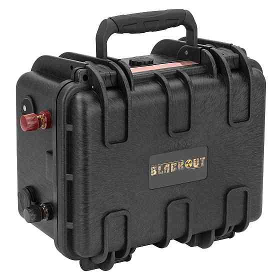 Аккумулятор LiFePO4 BLACKOUT 12.8V 100Ah (1280Wh) герметичный IP67 ударостойкий в защитном кейсе-сейфе Киев