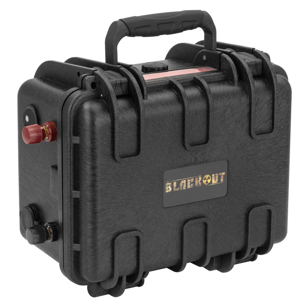 Акумулятор LiFePO4 BLACKOUT 12.8V 100Ah (1280Wh) герметичний IP67 ударостійкий у захисному кейсі-сейфі Київ - фото 1