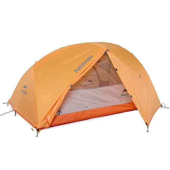 Намет надлегкий двомісний  з футпринтом Naturehike Star-River 2 Updated NH17T012-T, 210T, помаранчев Київ