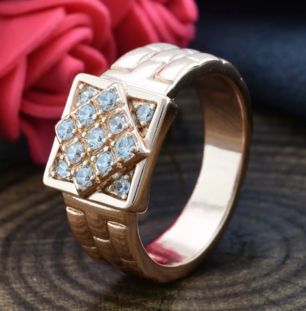 Печатка Xuping 14090 белые фианиты, ширина 11 мм, позолота РО, размер 19, мужская Киев