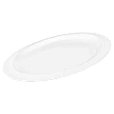 Блюдо Ardesto Ancona 27.2х15.7х2.5см порцеляна, овальне, біле (AR3556) Винница