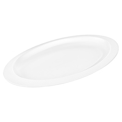Блюдо Ardesto Ancona 27.2х15.7х2.5см порцеляна, овальне, біле (AR3556) Винница - изображение 1