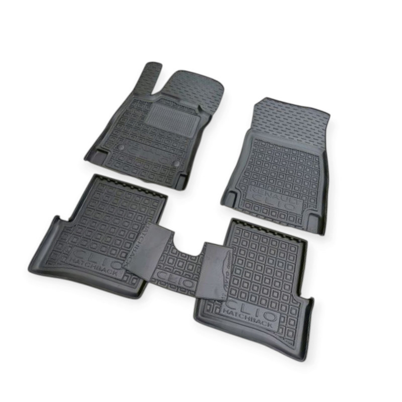 Килимки Рено clio iv 2012-> хетчбек борт 2,5см, з перемичкою салону Мукачево - фото 1